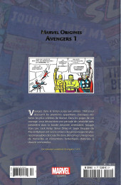 Verso de Marvel Origines -10- Avengers 1 (1963)