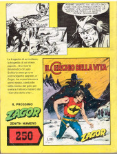 Verso de Zagor (en italien) -245- Lupo Solitario