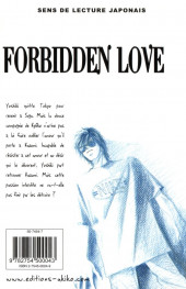 Verso de Forbidden Love -3- Tome 3