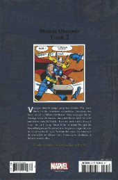 Verso de Marvel Origines -8- Thor 2 (1963)
