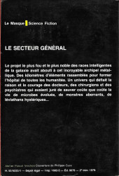 Verso de (AUT) Caza -1979- L'hôpital des étoiles (Le Masque - Science Fiction N°91)