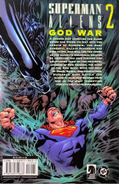 Verso de Superman/Aliens 2: God War -INT- Superman - Aliens 2 : God War