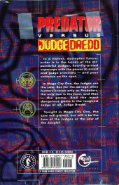 Verso de Predator Versus Judge Dredd (1997) -INT- Predator Versus Judge Dredd