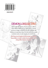 Verso de Demon Lord, retry ! -5- Tome 5