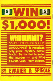 Verso de Tales of Terror (1985) -7- Issue # 7