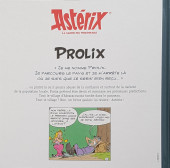 Verso de Astérix (Hachette - La boîte des irréductibles) -4Bis- Prolix dans Le Devin