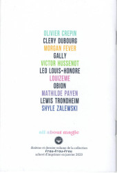 Verso de All about magic