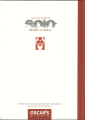 Verso de Solo (Martín) (en espagnol) -HS2- Mundo Canibal - Libro de Lapices