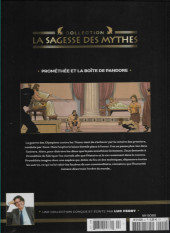 Verso de La sagesse des Mythes - La collection (Hachette) -11- Prométhée et La Boîte de Pandore