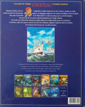 Verso de L'aventure de l'équipe Cousteau en bandes dessinées -6b1993- Le Mystère de l'Atlantide 1 - Le Trésor de Pergame