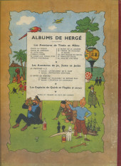 Verso de Tintin (Historique) -12B06'- Le Trésor de Rackham le Rouge