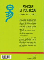 Verso de Ethique et Politique - Han Fei Tseu