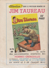 Verso de Jim Taureau (3e Série - SAGE) (1958) -27- La maison sur l'eau