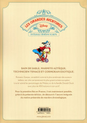 Verso de Les grandes Aventures Disney -13- Donald et l'affaire des calendriers et autres histoires (1965-1966)