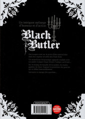 Verso de Black Butler -32- Black Wrestler