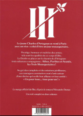 Verso de Les trois mousquetaires (Néjib/Tchao) -1- D'Artagnan