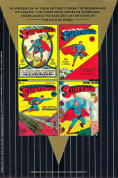 Verso de DC Archive Editions-Superman -1- Volume 1