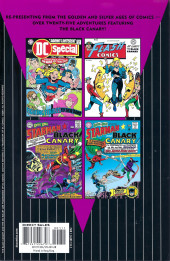 Verso de DC Archive Editions-The Black Canary -1- Volume 1