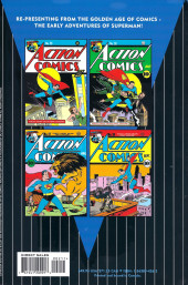 Verso de DC Archive Editions-Action Comics (Superman) -2- Volume 2