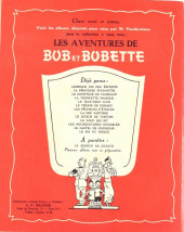Verso de Bob et Bobette (2e Série Rouge) -14- Le roi du cirque