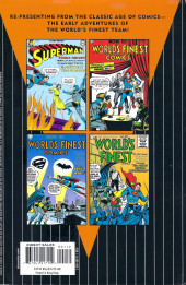 Verso de DC Archive Editions-World's Finest Comics -1- Volume 1
