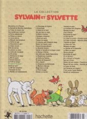 Verso de Sylvain et Sylvette (La collection) -18- En avant la musique !