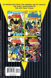Verso de DC Archive Editions-The New Teen Titans -1- Volume 1