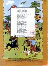 Verso de Tintin (en langues étrangères) -1Turc- Tenten Kongo'Da
