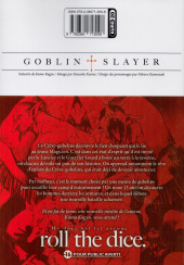 Verso de Goblin Slayer -13- Tome 13
