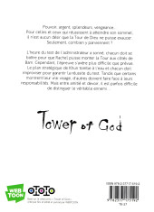 Verso de Tower of God -10- Tome 10
