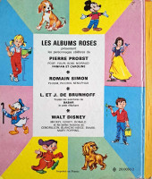 Verso de Les albums Roses (Hachette) -207a1968- Donald détective privé