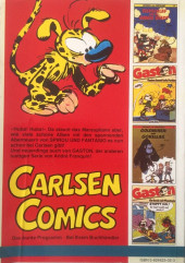 Verso de Marsupilami (en allemand) - Huba huba das marsupilami-buch