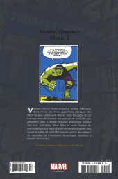 Verso de Marvel Origines -17- Hulk 2 (1964)