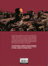 Verso de Sang noir / Histoire des tirailleurs sénégalais (Monier/Chabaud) -b2023- Une histoire des tirailleurs