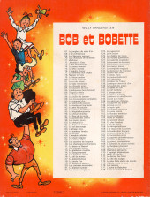 Verso de Bob et Bobette (3e Série Rouge) -72b1980- Jeromba le Grec