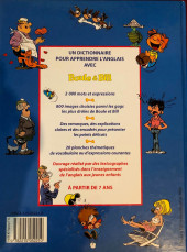 Verso de Boule et Bill -06- (Livre) -HS3- Mon premier dictionnaire illustré Français - Anglais