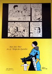 Verso de L'aventure des Grands Ducs de Bourgogne -2- Jean Sans Peur ou le Temps des Querelles