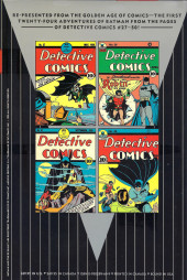 Verso de DC Archive Editions-Batman -1- Volume 1