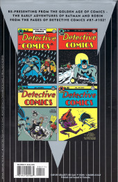 Verso de DC Archive Editions-Batman -4- Volume 4