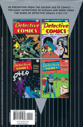 Verso de DC Archive Editions-Batman -5- Volume 5
