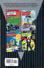 Verso de DC Archive Editions-Batman -8- Volume 8
