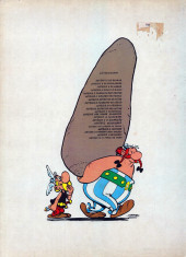 Verso de Astérix (en portugais) -7a1988- O combate dos chefes