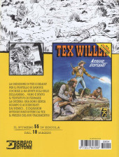 Verso de Tex Willer (Sergio Bonelli Editore) -54- missione di sangue