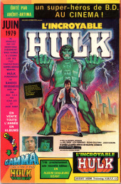 Verso de Hulk (3e Série - Arédit - Gamma) -3- Les combats de Hulk