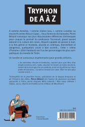 Verso de Tintin - Divers -2023- Tryphon de A à Z - Petit dictionnaire Tournesol