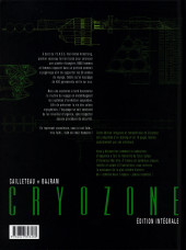 Verso de Cryozone -INT- Édition Intégrale