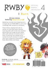 Verso de RWBY: Official Manga Anthology -4- Burn