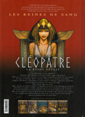 Verso de Les reines de sang - Cléopâtre, la Reine fatale -5- Volume 5
