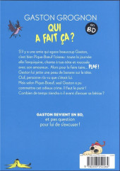 Verso de Gaston grognon -2- Qui a fait ça ?