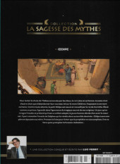 Verso de La sagesse des Mythes - La collection (Hachette) -22- Œdipe